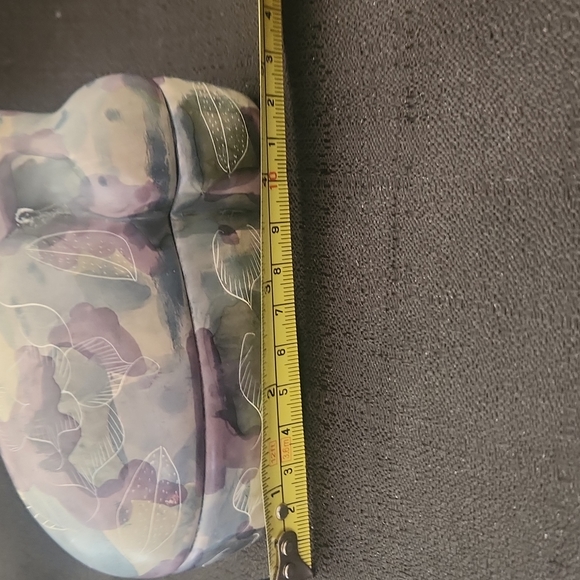 VINTAGE HAND CARVED HIPPOPOTAMUS SOAPSTONE TRINKET BOX. - Picture 8 of 11